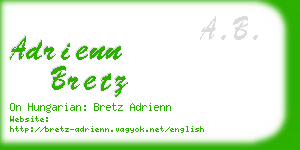 adrienn bretz business card